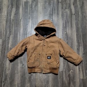 Polar King Key Boys Coat Hooded Duck Canvas Insulated Outerwear Toddler Size 3T